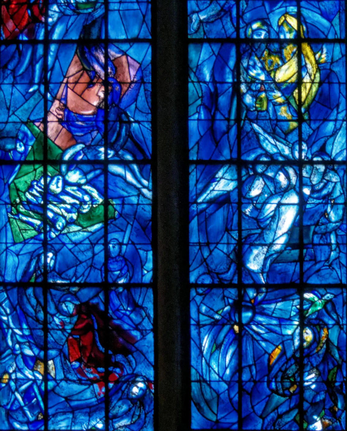 Vitraux De La Cathédrale De Reims Dans La Marne Marc Chagall