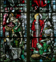Baie 6: Saint Jean Bréboeuf et Saint Paul par Max Ingrand