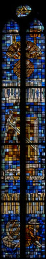 Baie 31: Les outils des bâtisseurs d'églises par Jean-Paul Froidevaux