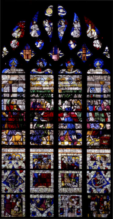 Le vitrail ancien de l'église Saint Pierre de Roye