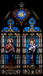 Baie 6: L'Eucharistie - Le Rosaire