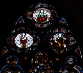 Le Christ entouré du tétramorphe  - Saint Pierre - Saint Phal