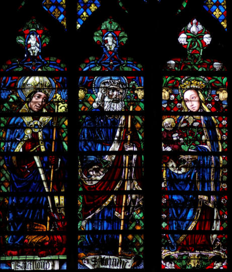 Saint Loup, Saint Savinien et la Vierge Marie