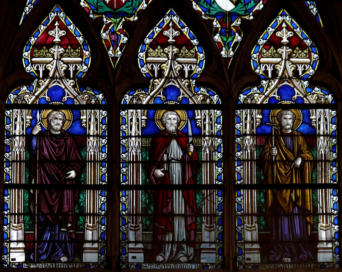 Les saints Mathieu, Bartholomée et Philippe