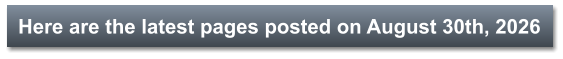 Here are the latest pages posted on August 30th, 2026