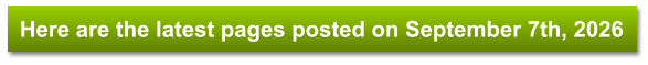 Here are the latest pages posted on September 7th, 2026